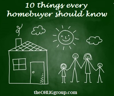 10 Things Every Homebuyer Should Know